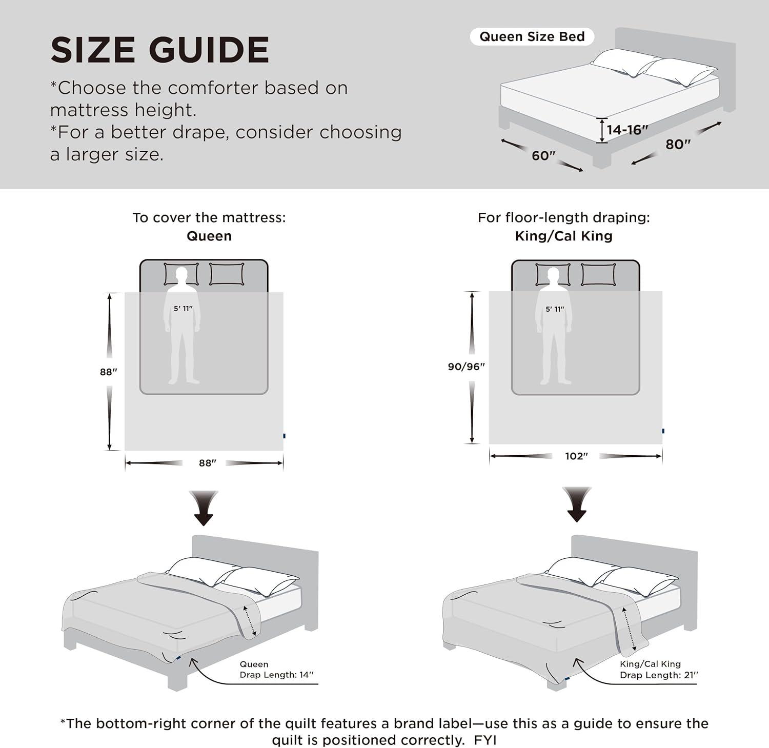 imageBedsure Cooling Comforter Queen Size Cooling Blankets for Hot Sleepers Lightweight Comforter for Summer with DualSided Cool Tech Soft Breathable Cold Blanket for Sleeping Green 88x88 InchesLight Blue