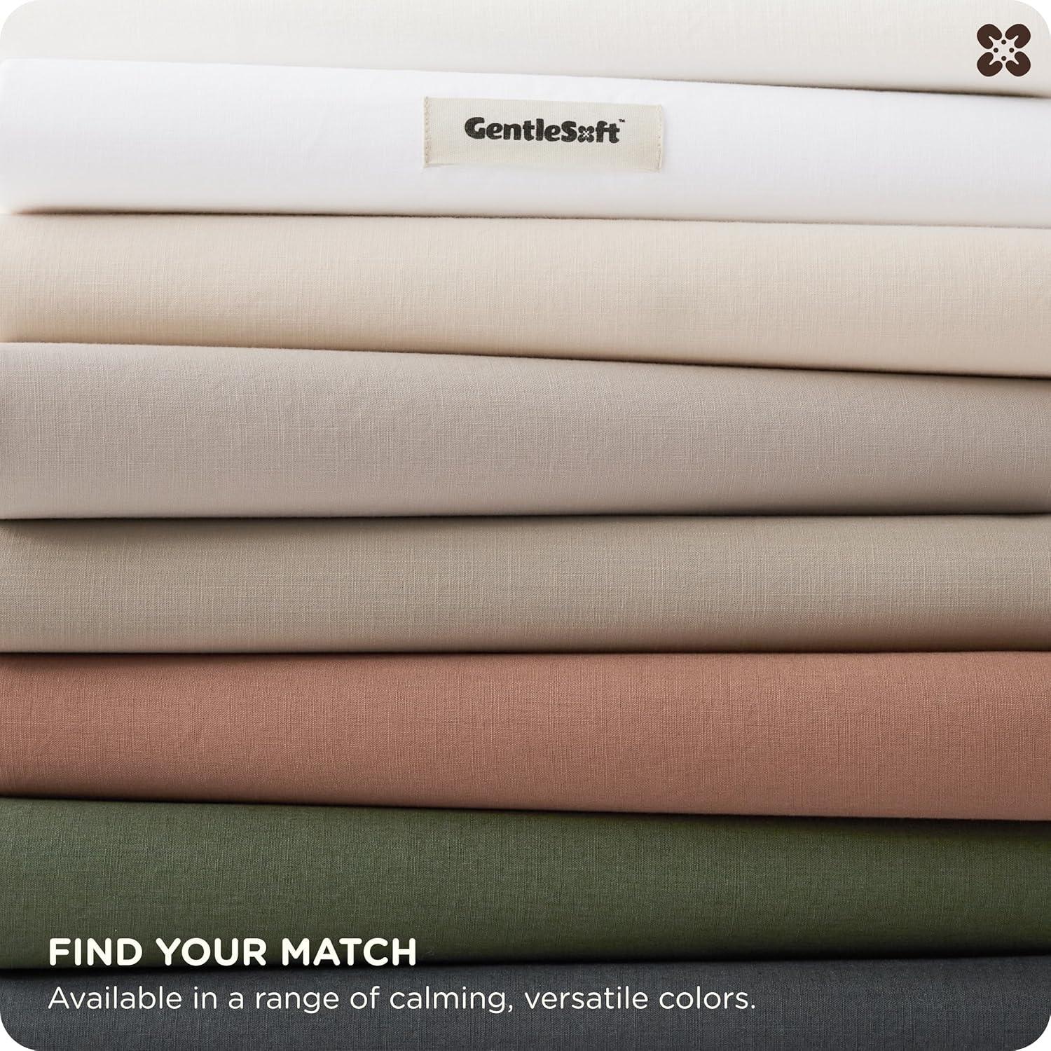 imageBedsure Cotton Duvet Cover Queen Luxury Slub Weave 100 Cotton Duvet Cover with a Linen Like Textured Easy Change Durable Bedding Coconut White 90quot x 90quot36 Slub Mocha Mousse No Comforter