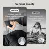 Bedsure Queen Comforter Set – 7 Pieces Reversible Beige Bedding, Queen Size Bed Set for All Seasons, Bed in a Bag with Down Alternative Comforter, Sheets, Pillowcases & Shams(10 – Dark Black & Grey)