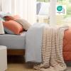 Bedsure Queen Comforter Set – 7 Pieces Reversible Beige Bedding, Queen Size Bed Set for All Seasons, Bed in a Bag with Down Alternative Comforter, Sheets, Pillowcases & Shams(17 – Burnt Orange)