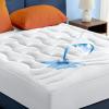 Bedsure Waterproof Mattress Protector Queen Size – Quilted Fitted Waterproof Mattress Pad Topper with 8-21 Inches Deep Pocket, Noiseless Bed Cover Padded, Machine Washable,White, 60×80 Inches(White)