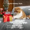 Bedsure Fluffy Christmas Comforter Set White Christmas Throw Blanket