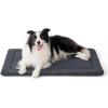 Bedsure Washable Dog Crate Bed for Large Dogs, Soft Foam Floor Pet Mat, Versatile Lightweight Pet Crate Pad for Cages(Grey)