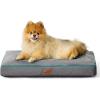 Bedsure Washable Dog Beds Large Sized Dog – 3 Inch Thicken Up to 80lbs Pet Mat Pillows with Removable Washable Cover, Grey(Grey)