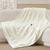 Bedsure Faux Fur Heated Blanket Throw Blanket, Fast Heating Fluffy Electric Blanket, Heated Throw with 4 Time Settings & 6 Heating Settings, Cozy Gifts for Women Men(50×60 inches, Cream)(12 – Ivory)