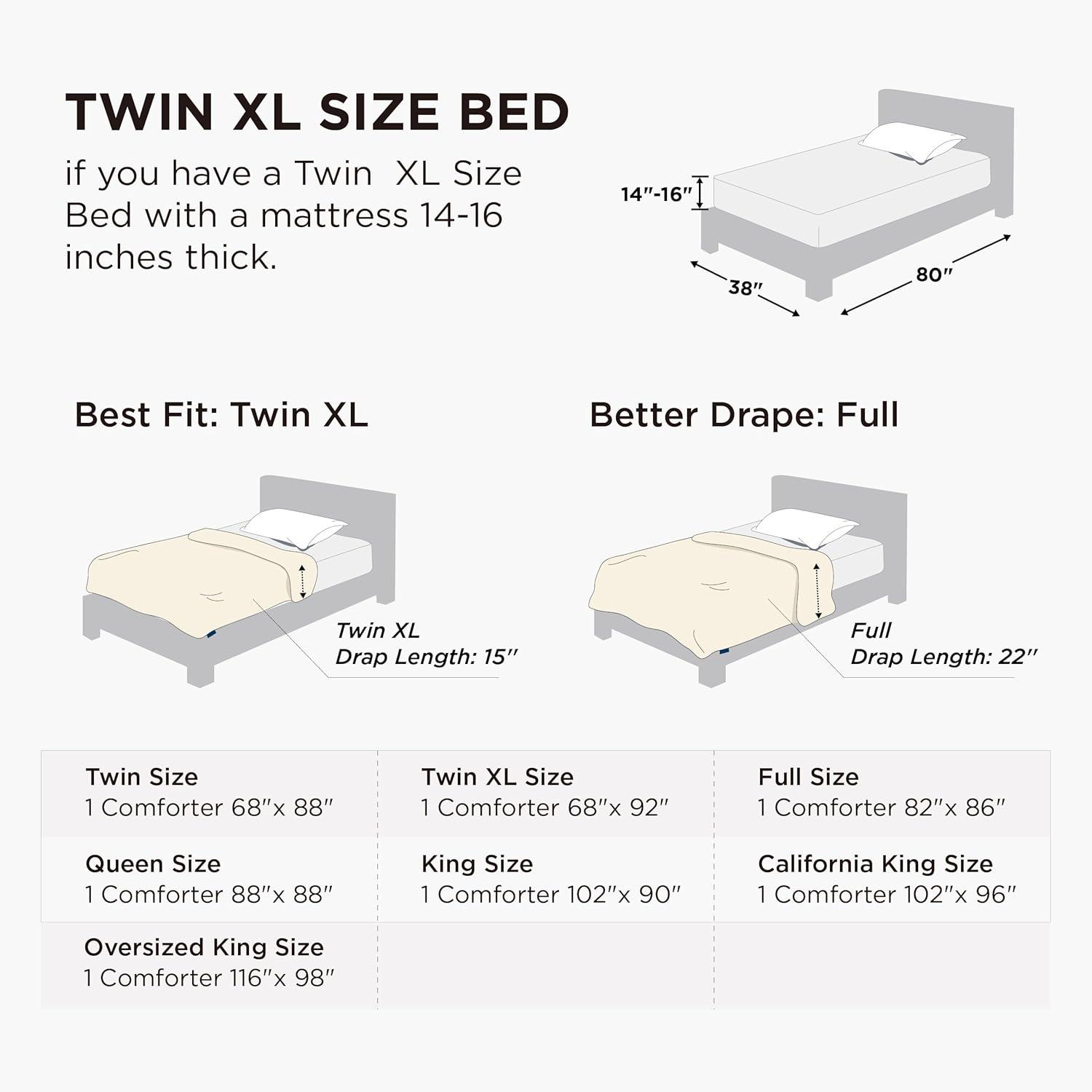 imageBedsure Duvet Insert Lightweight Comforter Quilted Cooling Duvet Insert Ultra Soft Down Alternative Comforter with Corner Tabs Twin Light Grey 68x88White