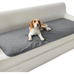 Bedsure Waterproof Couch Cover for Dogs Washable – Waterproof Blanket for Couch Sofa Cozy, Lightweight Furniture Protector for Pet Cat Quick Drying Puppy, Ash Grey, 30x70IN(Ash Grey)