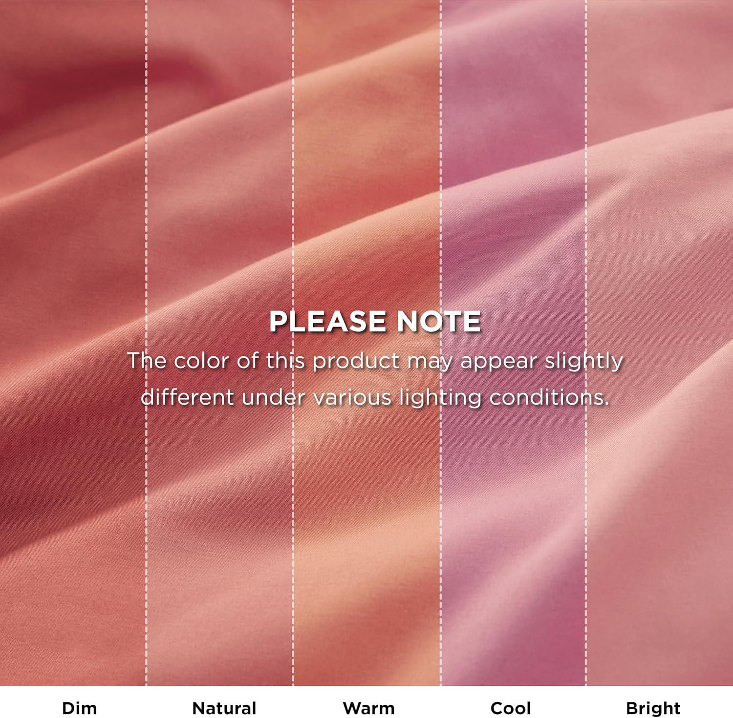 imageBedsure Twin XL Comforter Set Extra Long 5 Pieces Beige Twin XL Bedding Set for All Seasons Boho Contrasting Design Bed in a Bag with Comforter Sheets Pillowcase amp Sham13 CoralPink