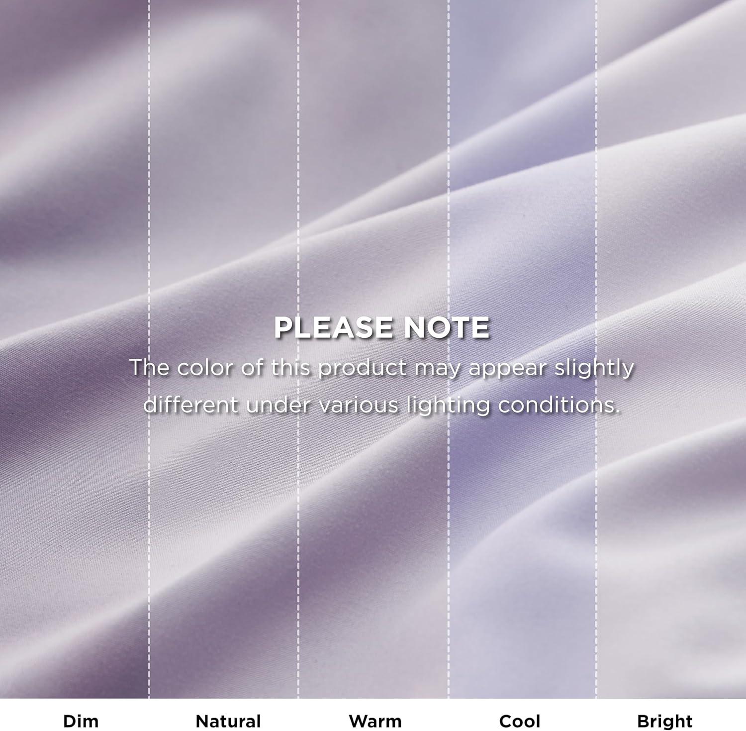 imageBedsure Twin XL Comforter Set Extra Long 5 Pieces Beige Twin XL Bedding Set for All Seasons Boho Contrasting Design Bed in a Bag with Comforter Sheets Pillowcase amp Sham09 LavenderGrayish Purple