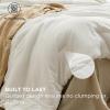 Bedsure Twin XL Comforter Set – Extra Long 5 Pieces Black Twin XL Bedding Set for All Seasons, Boho Contrasting Design Bed in a Bag with Comforter, Sheets, Pillowcase & Sham(03 – White/Beige)
