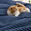 Bedsure Navy Quilts Queen Size – Queen Quilt Bedding Set Bedspread Coverlet, Lightweight Neutral Striped Bedding, 3-Piece Set with 90″x96″ Coverlet & 2 Pillow Shams, All-Season Soft Microfiber(02 – Navy (Solid Border))