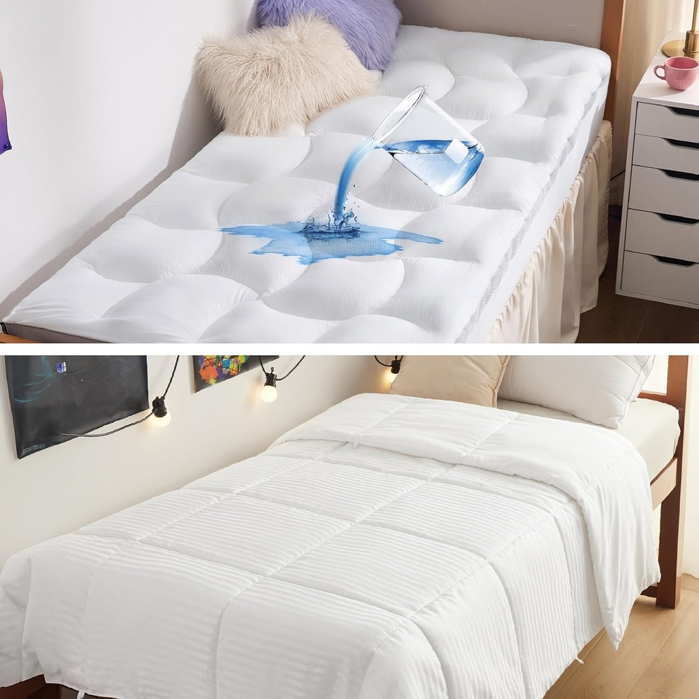 image:imageTwin XL Mattress Topper Bundle Twin XL Duvet Insert