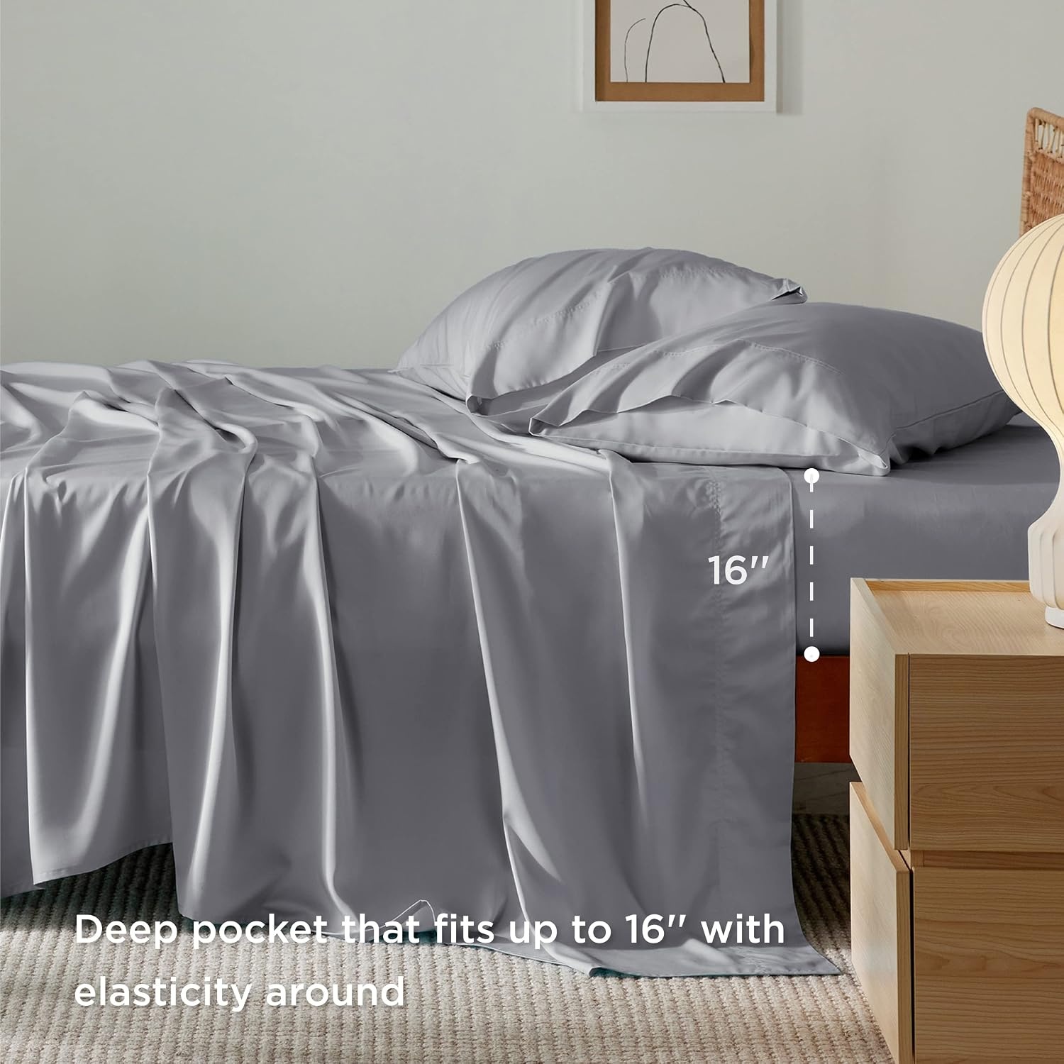image:imageBedsure California King Sheet Sets Bundle Cooling Sheets