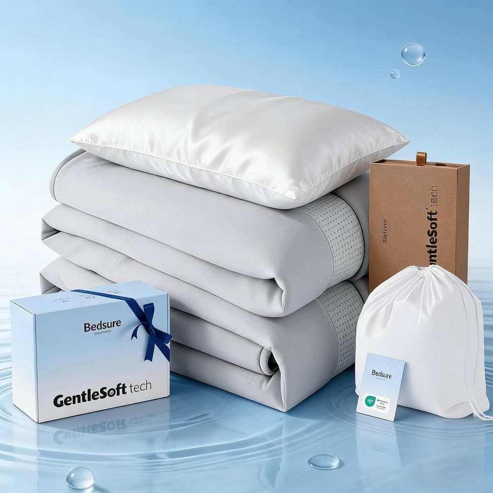 image:imageBedsure 2 Cooling Pillow Cases1 Cooling Comforter