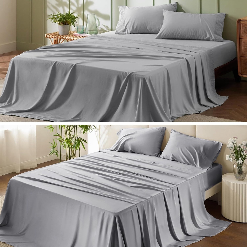 image:imageBedsure California King Sheet Sets Bundle Cooling Sheets
