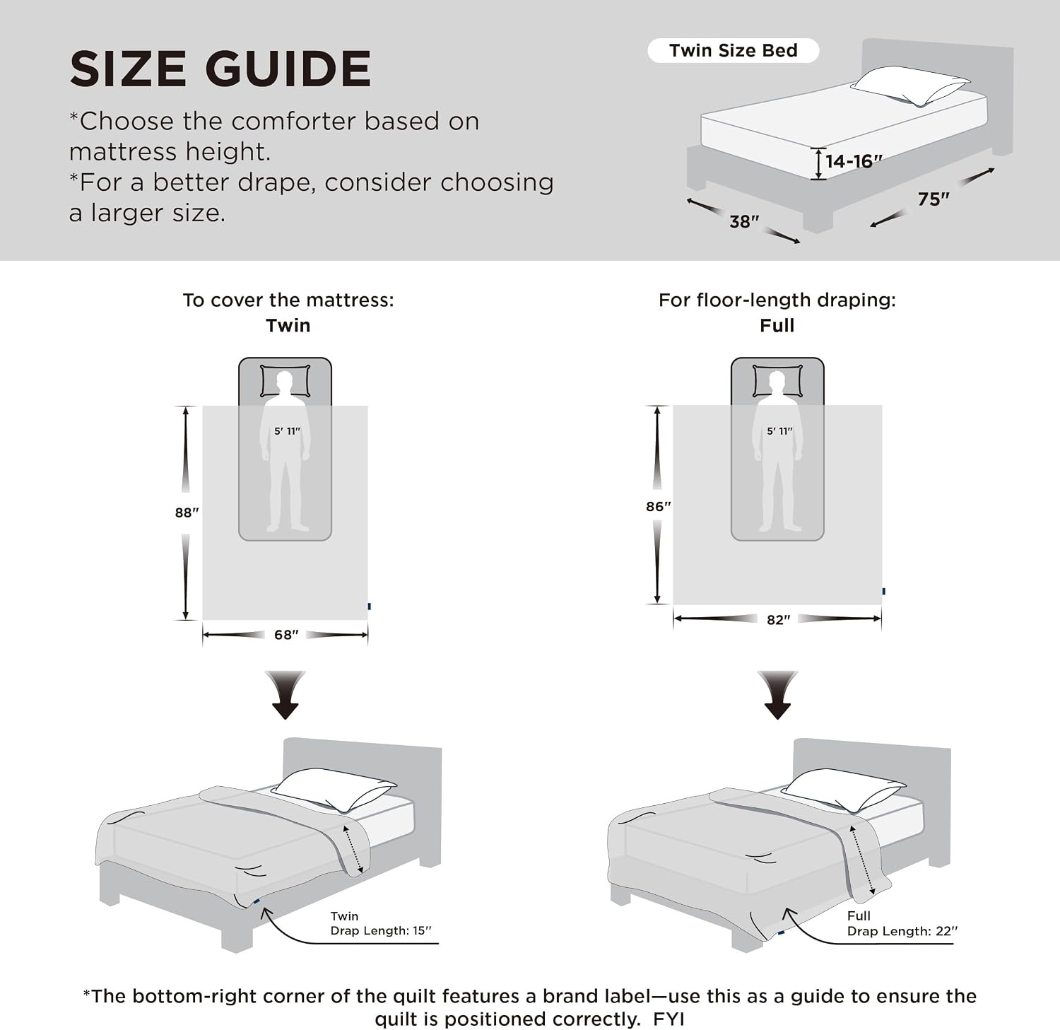 image:imageBedsure Queen Comforter Comforters Queen Size for All Season UltraSoft Quilted Down Alternative Comforter amp Prewashed Duvet Insert Blanket for Bed with 4 Tabs Machine Washabl Cream 88x88 inDark Green