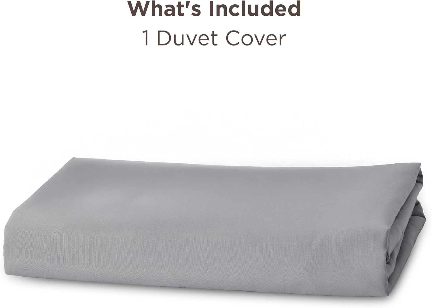 image:imageBedsure Duvet Cover King Size 3Pcs Double Brushed Bedding Set Light Beige00 Grey