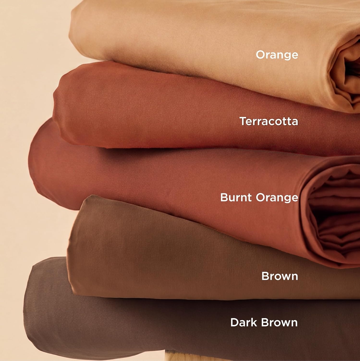 image:imageBedsure Duvet Cover King Size 3Pcs Double Brushed Bedding Set Light Beige07 Brown