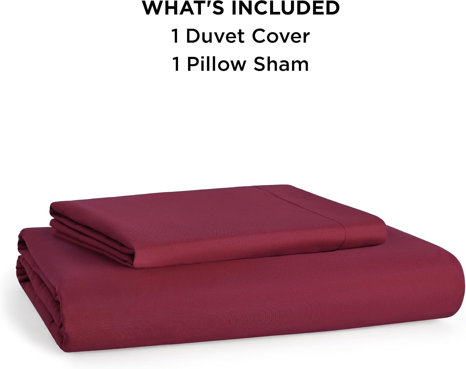 image:imageBedsure Duvet Cover King Size 3Pcs Double Brushed Bedding Set Light Beige08 Red