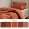Bedsure Duvet Cover King Size, 3Pcs Double Brushed Bedding Set, Light Beige(09 – Terracotta)