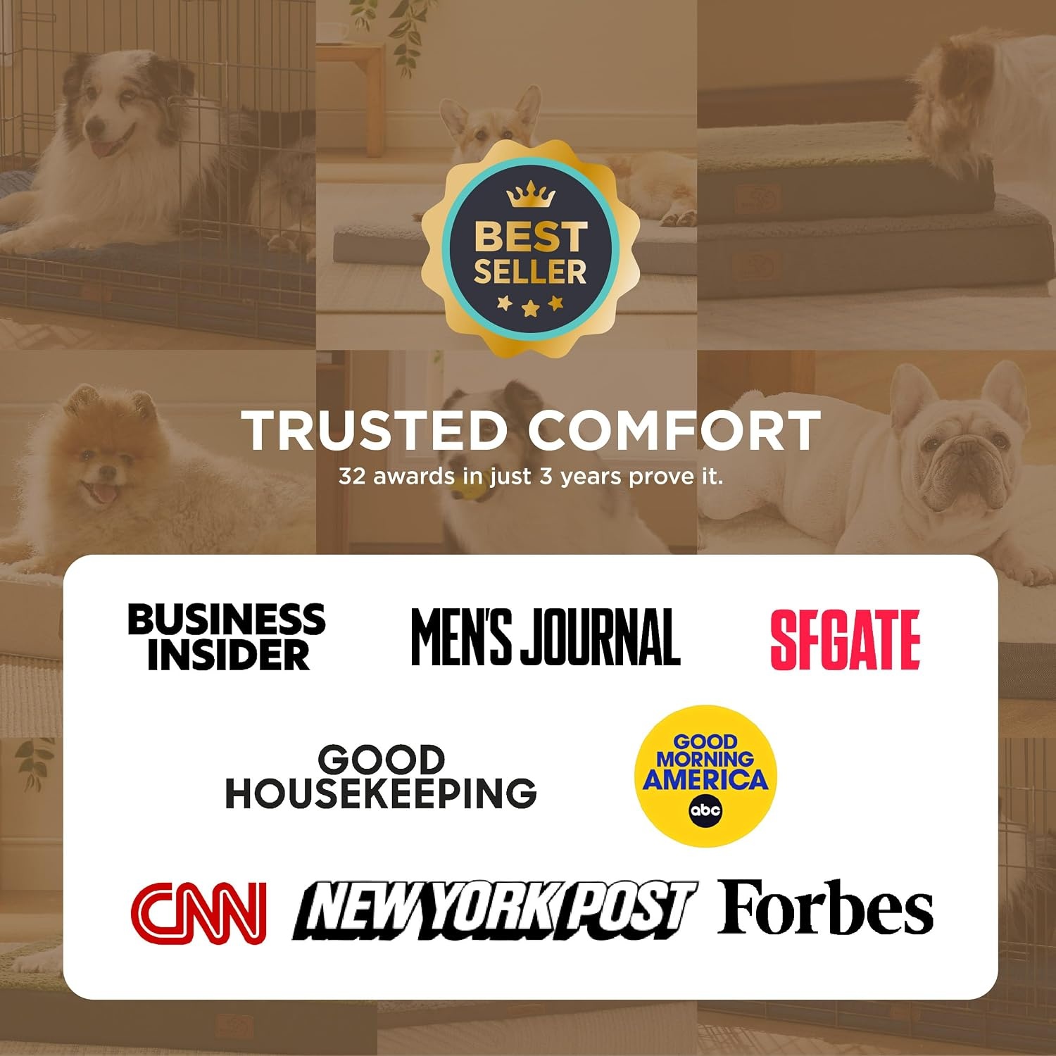 image:imageBedsure XL Dog Bed for Crate Pet Bed with Washable Cover 41x27 Dark GreyGrey